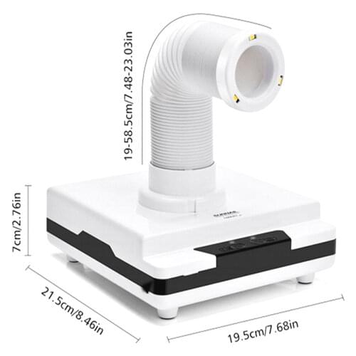 1PC Dental Lab Technician Products Desktop Vacuum Cleaner Grinding Machine Engraving Machine Molar Dust Collecting 220V