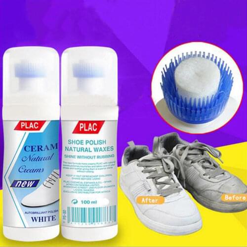 US STOCK White Sports Shoes Cleaner White Shoe Cleaning Artifact White Natural Cream