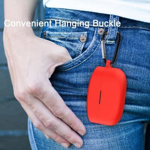 Protective Cover Wear-resistant Non-fading Wireless Bluetooth Earphone Resilient Protective Shell with Buckle for WF-1000XM4