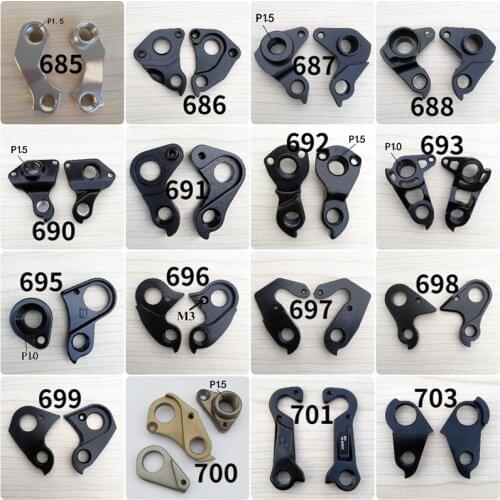 1PC Bicycle Parts Carbon Frame Mech Dropout For CANYON BMC LAPIERRE PINARELLO CUBE NORCO Derailleur Gear Hanger Number 681-696