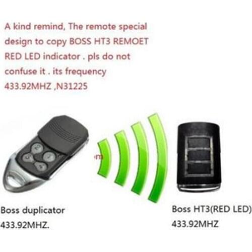 10pieces For BOSS HT3 433.92MHZ ,N31225 boss garage door remote control replacement beautiful