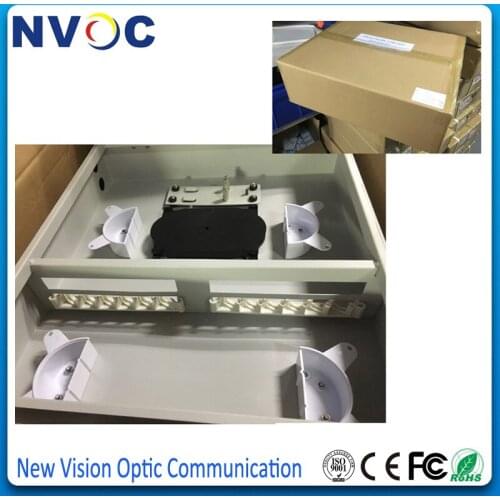 12core ST,FC Type cold-roll steel Material Outdoor Wall-mount Fiber Optic Distribution Frame,FTTH Fiber Terminal Box