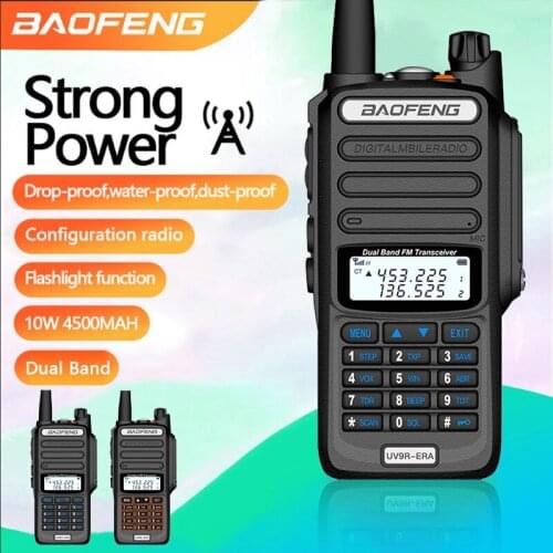 2021 BaoFeng UV-9R AMG Powerful Walkie Talkie CB Radio Transceiver 10W 20km Long Range Up Of UV-5R Portable Radio Hunt City New