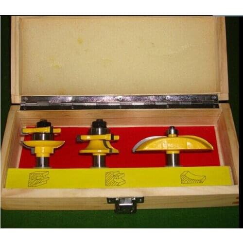 3pieces/set 1/2 Tenon door cabinet west milling machine woodworking cutter tools cnc router bits