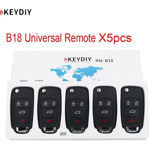 5PCS/LOT, KEYDIY Original Universal B Series Remote Control B18 KD900K/D900+/URG200/KD-X2 Key Programmer