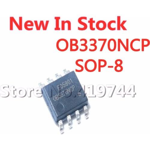 5PCS/LOT OB3370NCP OB3370CP SOP8 LED backlight power chip SOP-8 In Stock NEW original IC