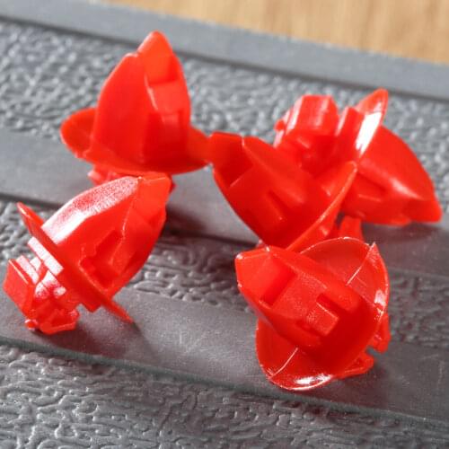 50Pcs Auto Retainer Fastener Fit 8mm Hole Push-Type Bumper Car Clips For Toyota Plastic Rivets Vehicle Door Panel Clips
