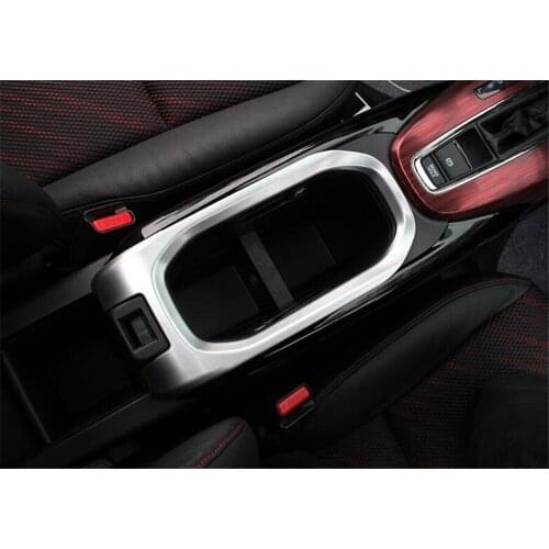 Auto Car Water Cup Holder Frame Trim Styling Strip Car-covers Fit For Honda Vezel 2014 2015 Interior Accessory ABS