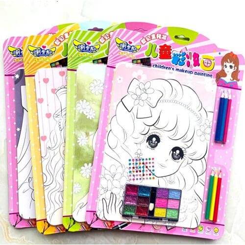 Children Coloring Book Educational Toy For Kids Kindergarten Learn Painting Graffiti Picture Book Drawing Toys Random Patter