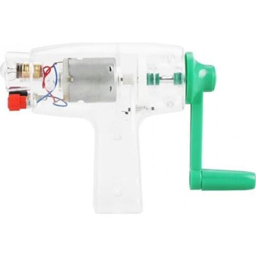 Kids Hand Crank Generator 6.3V 0.2A Electricity Generator Emergency Power Supply Mechanical Dynamo For Kids Science