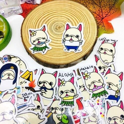 40 PCS meng Skirt dog Sticker Anime Icon Cute Stickers Gifts for Children to Laptop Suitcase Guitar Fridge Bicycle Car toy