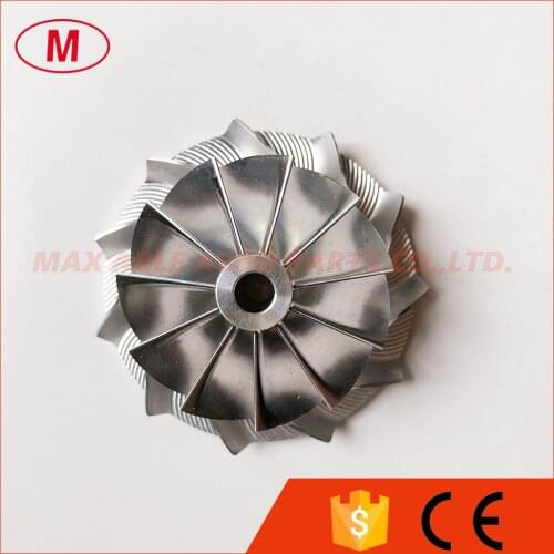 GT15-25 36.30/49.00mm 11+0 blades high performance turbo milling/aluminum 2618/billet compressor wheel