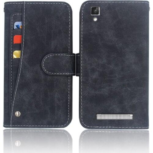 Hot! sencor element P452 Case High quality flip leather phone bag cover Case For sencor element P452 with Front slide card slot