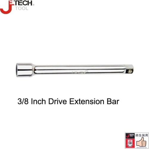 Jetech lifetime guarantee 3/8" 3/8 inch drive by 3 inch 6-inch 10 inch extension bar CRV steel