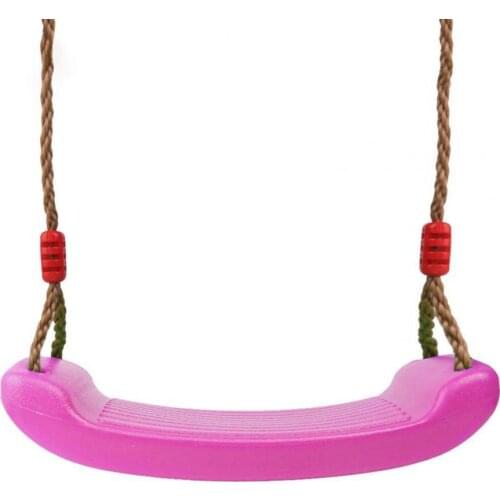 Swing Set Concave Convex Pattern Seat Adjustable Ropes Plastic Kids Strong Bearing Outdoor Swing Seat