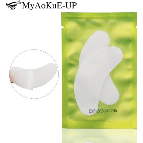 New Under Eye Pads 100 Pairs Patches Eyelash Extension Eye Lash Paper Stickers Patches Application Make Up Tools