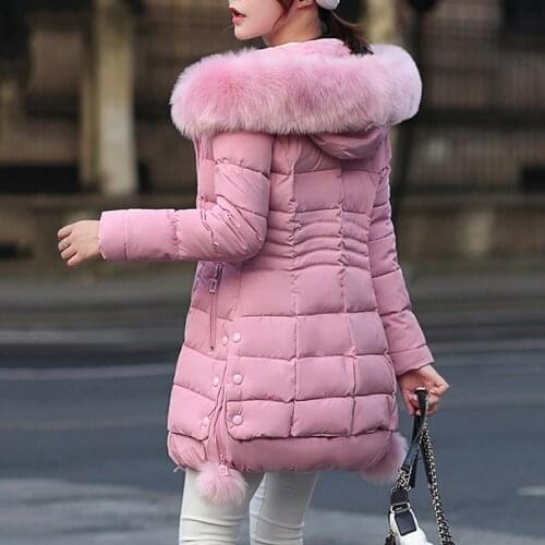 Poberlagals Women's Down Jackets With Fur