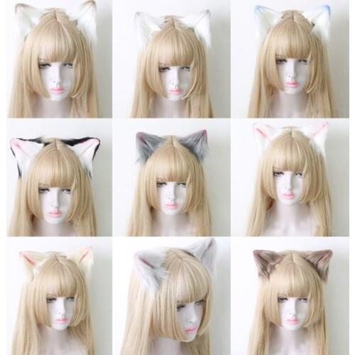 Fashion Sweet Headbands Cute Plush Lolita Handmade Hairpin Headwear Hair Costume Accessories for Party Daily