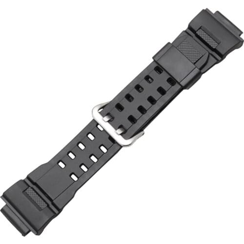 Silicone Rubber Watch Band Strap Fit For G Shock GW9400 GW 9400 Replacement Black Waterproof Watchbands Accessories