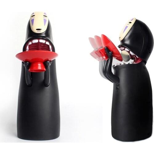 No Face Man Electronic Money Box Ghost Figure Coin Cartoon Piggy Bank Funny Faceless Man Ghost Figure Saving Box