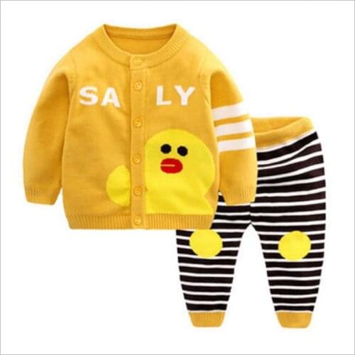 Cartoon sweater suit for baby 2
