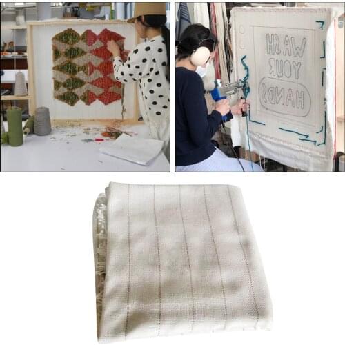 Monks Cloth, Cotton Punch Needle Fabric for Rug-Punch-Suit for Handwork