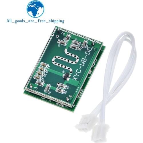 TZT Strong Anti-jamming! 5.8GHZ Microwave Radar Sensor 6-9M Smart Trigger Switch Module 3.3-20V DC for Home Control