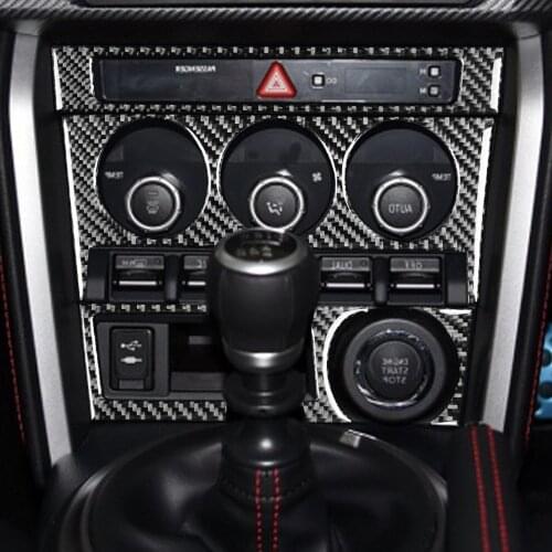 Carbon Fiber For Subaru BRZ Toyota 86 Gears Shift Panel Decorative Trim Stickers On Cars Car-styling Accessories Lucca store