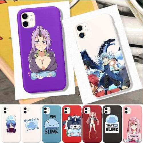 That Time I Got Reincarnated As A Slime Phone Case for IPhone 12 11 Pro Max X XR XS Max 6 7 8 7Plus Silicone Case Phone Shell