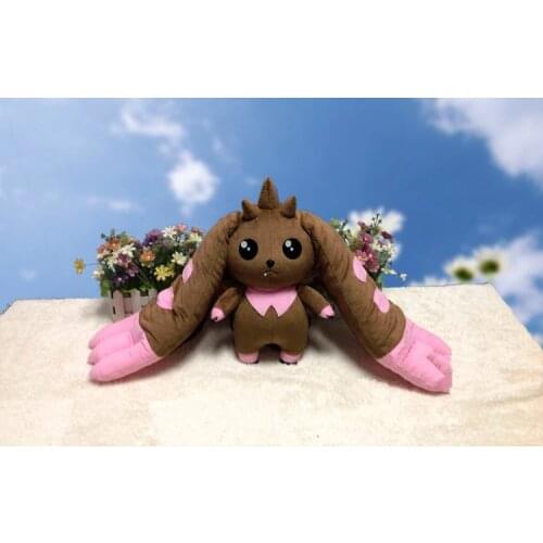 Top quality Japan Anime Digimon Adventure Terriermon Long Ears Plush Doll Toy gift 45cm