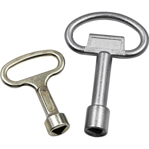1Pc Universal Key Multifunction Wrench Metro Trains Key Lock Elevator Door Key Electric Cabinet Keys