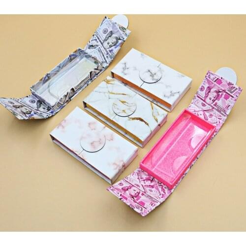 10 Folio Flip Cover Eyelash Box Private Label Eyelash Packaging Box Bulk Custom Lash Boxes Packaging With Logo Eyelashes Package
