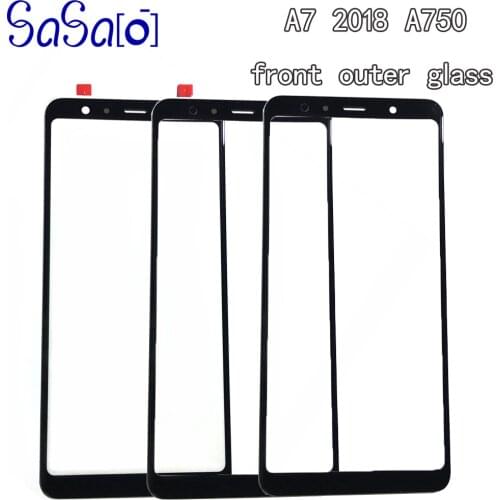 10pcs/lot Replacement LCD Front Touch Screen Glass Outer Lens For Samsung Galaxy A7 2018 A750 A750F