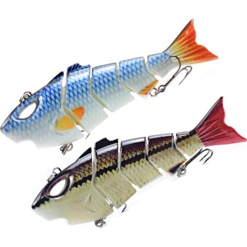 135MM 35G VIB Jointed Swimbait Fiber Link Self Paint Top Fishing Lures For Mandarin Fish Catfish Ietaluru Punetaus Pesca Wobbler