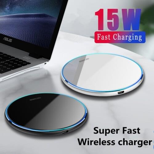 15W Qi Magnetic Wireless Charger for IPhone 12 Mini 11 Pro Max Xs Induction Fast Wireless Charging Pad for Samsung Xiaomi