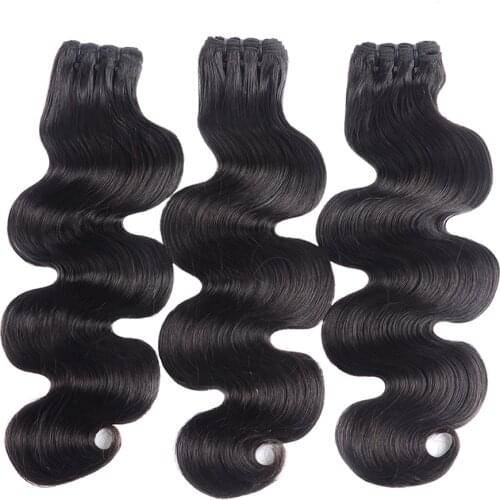 28 30Inch Brazilian Body Wave 100% Human Hair Bundles Deal Double Drawn Virgin Human Hair Extension Brazilian Hair Weave Bundles