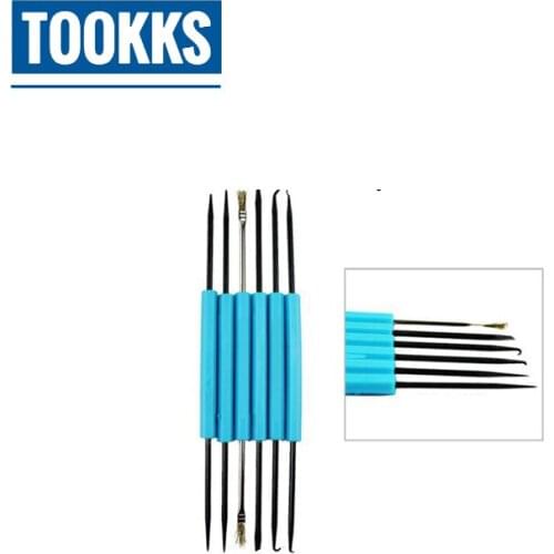 6 in 1 Steel Solder Assist Welding Grinding Cleaning Repairing BGA Solder Assist Tool