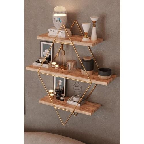 Big size Prism Solid Wall Rack Kitchen Bathroom Rack Bookshelf