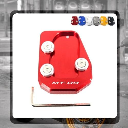 For YAMAHA MT 09 TRACER 900 MT09 XSR900 SPORT FZ09 FZ 09 2013 2014 2015 2016 Motorcycle Kickstand Side Stand Enlarge Extension