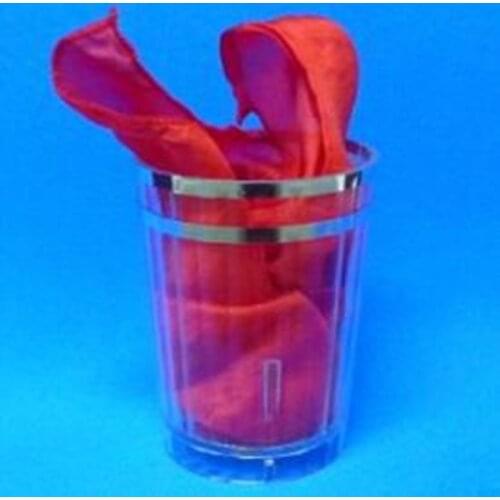 Perfect Mirror Glass Stage Magic Tricks Visual Silk Production Cup Magic Gimmick Illusion Classic Toys Shows Comedy Party Magia