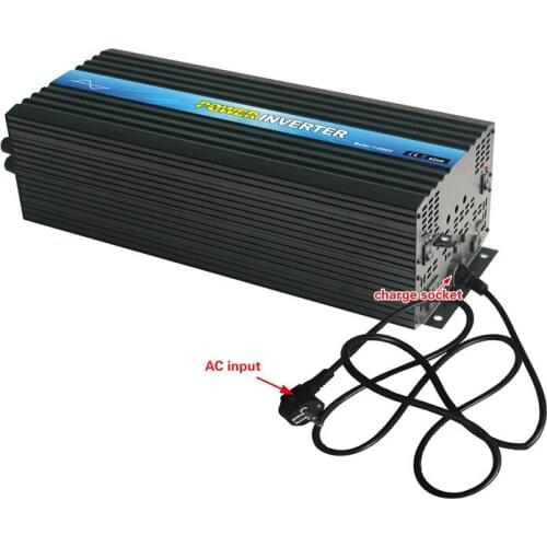 DC 12V 24V 48V to AC 100V~120V 220V~240V 5000W Power Inverter with Battery Charger