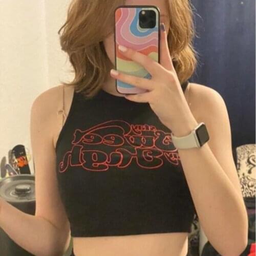 Slogan crop top тельняжка sexy summer woman womens fashion korse üst omighty crop top top basic femme crop top tank top crop top