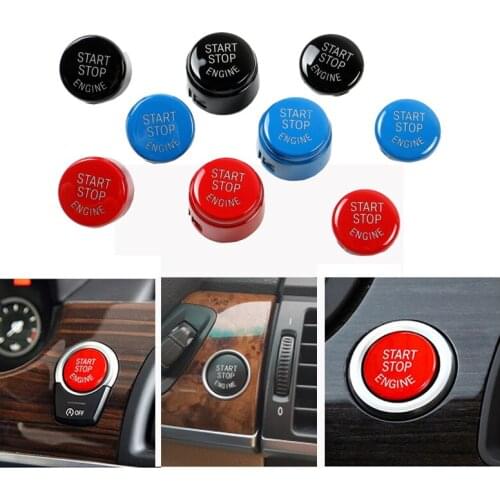 Car Engine Start Stop Button Switch Cover For BMW 1 3 5 Series E F Chassis E90 E91 E92 E60 F10 F06 F15 F16