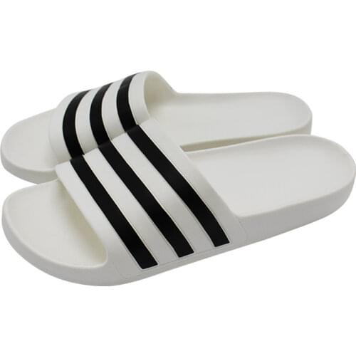 Summer New Striped Slippers Large Size Men And Women Couple Slippers Home Bathroom Slippers Non-Slip Thick-Soled Sandals