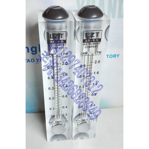 LZT-15 panel liquid flow meter 0.05~0.5GPM 0.2~2LPM