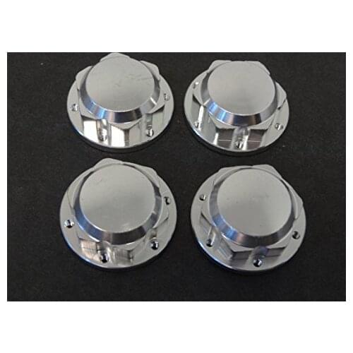 New Rovan RC 1/5 CNC Silver Baja Enclosed Wheel Nuts HPI 5b, 5t, 5SC King Motor