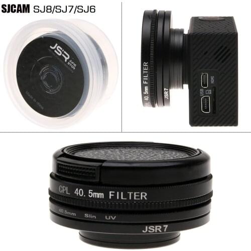 New Clownfish For SJCAM SJ6 Legend SJ7 Star MC Lens UV+CPL+Protection Cap Lens UV Filter Lens Cover For SJCAM Sj8 pro Air/ SJ7