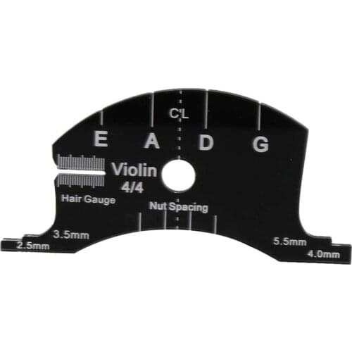 NEW-Violin Bridges Multifunctional Mold Template 4/4 Violin Bridges Repair Reference Tool Fingerboard Scraper Making Tool