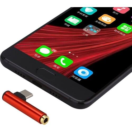 USB C to 3.5mm Headphone Adapter Type C Audio Jack Converter, USB C to 3.5mm Headphone Audio Adapter, Black, Gold, Red, Blue