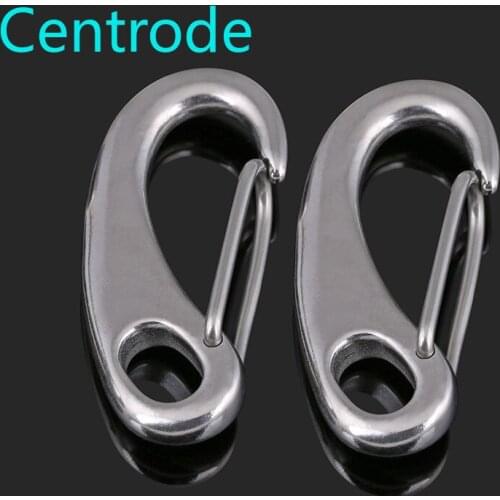 Authentic 304 stainless steel egg type shackle / egg hook / wire rope quick hanging buckle / elliptical spring unbuckle hook
